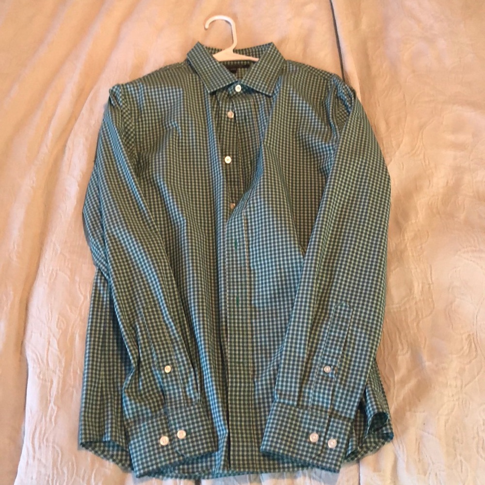 Banana Republic Mens Slim Flex Fit Dress Shirt